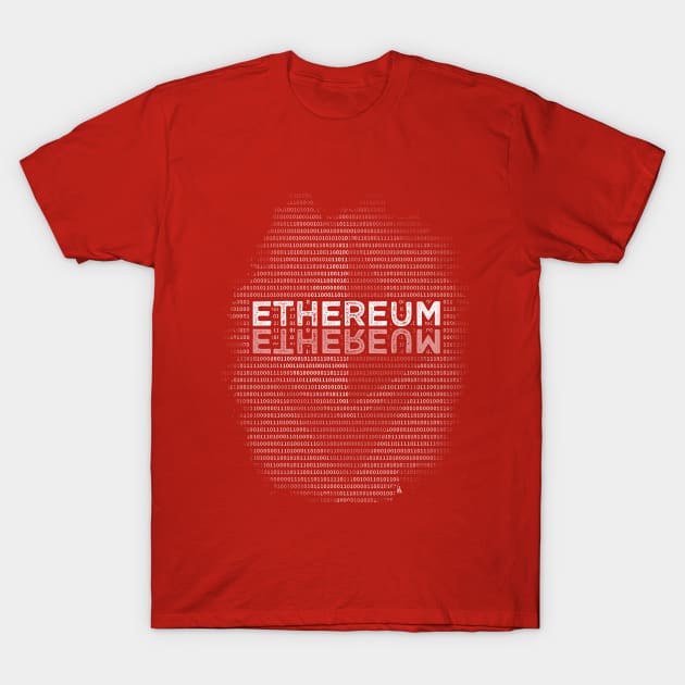 Ethereum binary T-Shirt by andreabeloque